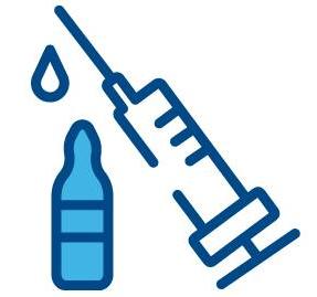 Vaccine and vial graphic